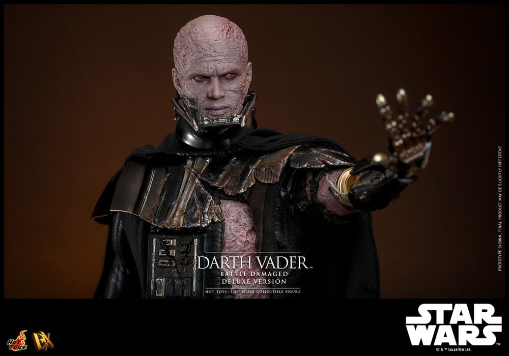 Star Wars Figura 1/6 Darth Vader (Battle Damaged) Deluxe Version 35 cm