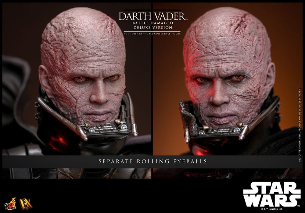 Star Wars Figura 1/6 Darth Vader (Battle Damaged) Deluxe Version 35 cm