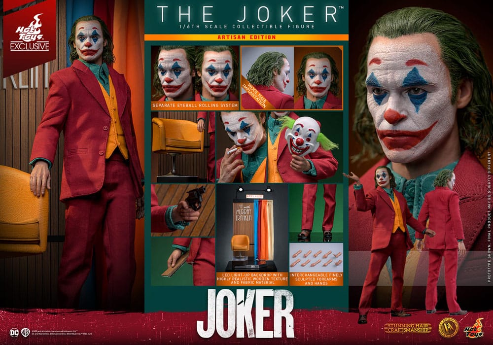 Joker Movie Masterpiece Figura 1/6 The Joker Artisan Edition 30 cm