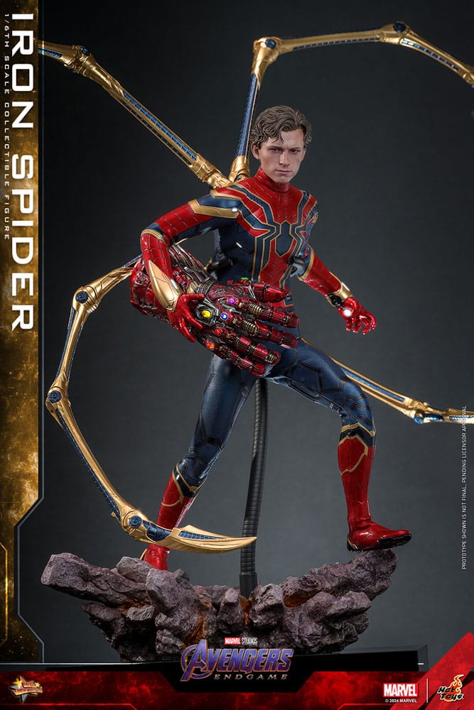 Vengadores: Endgame Movie Masterpiece Figura 1/6 Iron Spider 28 cm