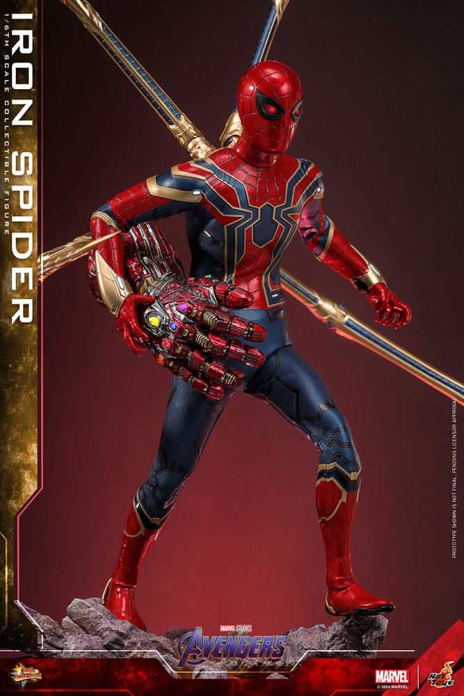 Vengadores: Endgame Movie Masterpiece Figura 1/6 Iron Spider 28 cm