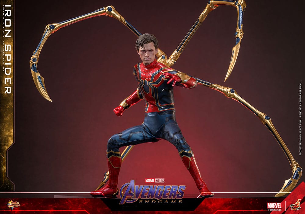 Vengadores: Endgame Movie Masterpiece Figura 1/6 Iron Spider 28 cm
