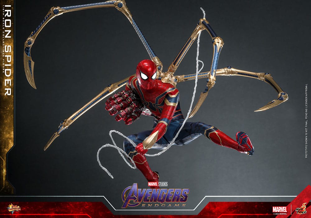 Vengadores: Endgame Movie Masterpiece Figura 1/6 Iron Spider 28 cm