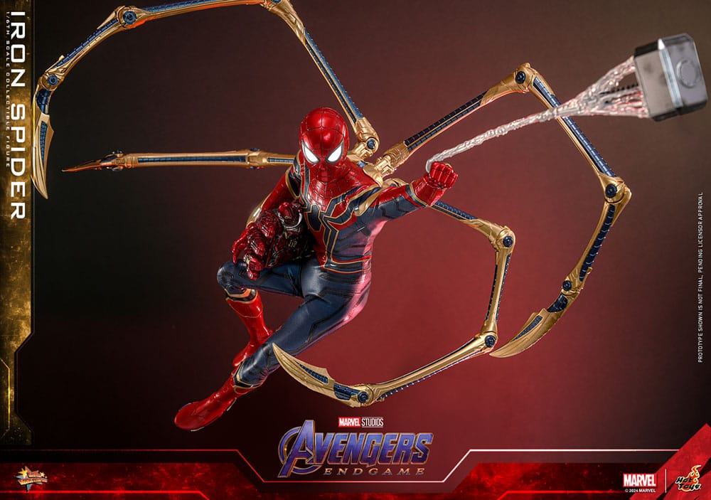 Vengadores: Endgame Movie Masterpiece Figura 1/6 Iron Spider 28 cm