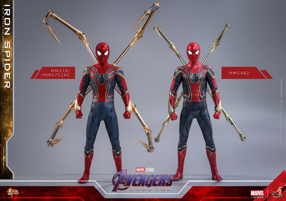Vengadores: Endgame Movie Masterpiece Figura 1/6 Iron Spider 28 cm