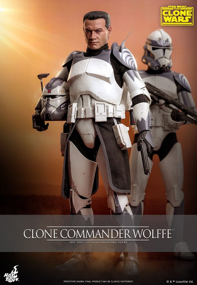 Star Wars: The Clone Wars Figura 1/6 Clone Commander Wolffe 30 cm