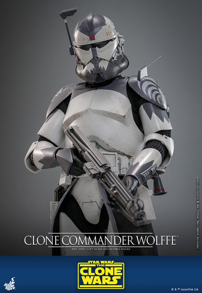 Star Wars: The Clone Wars Figura 1/6 Clone Commander Wolffe 30 cm