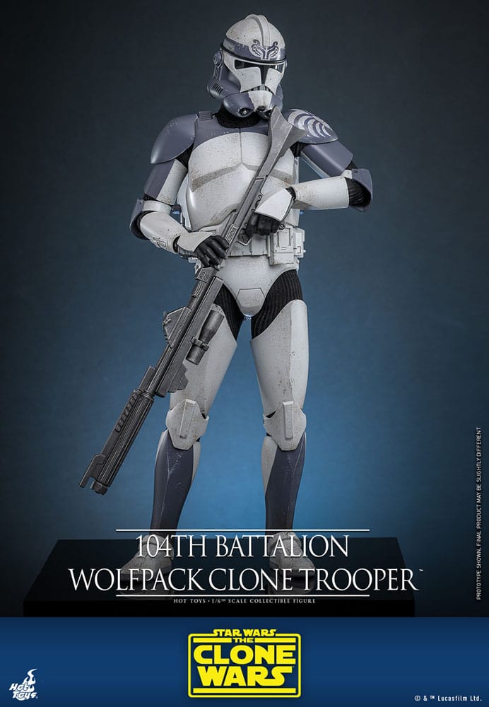 Star Wars The Clone Wars Figura 1/6 104th Battalion Wolfpack Clone Trooper 30 cm