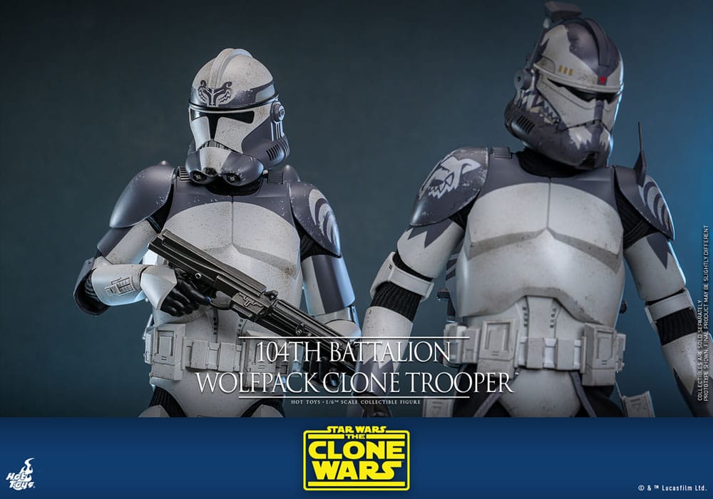 Star Wars The Clone Wars Figura 1/6 104th Battalion Wolfpack Clone Trooper 30 cm