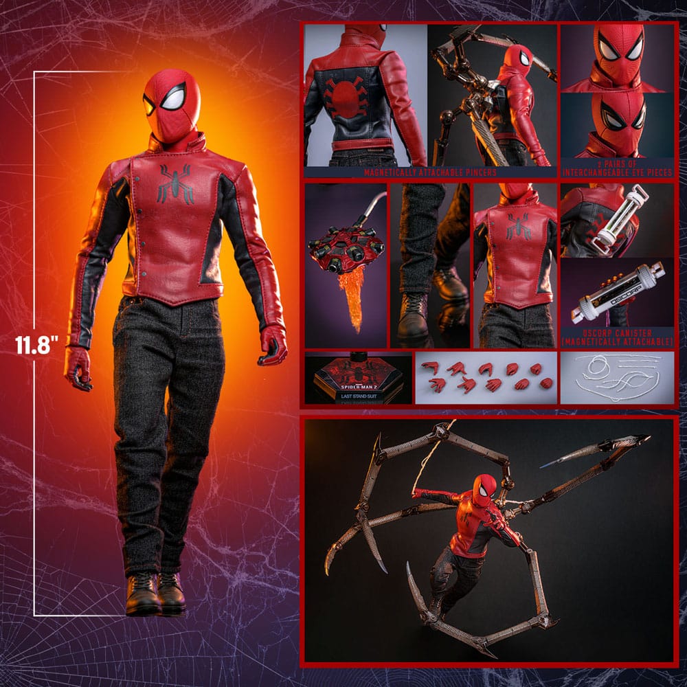 Spider-Man Figura 1/6 Peter Parker (Last Stand Suit) Hot Toys Exclusive 30 cm