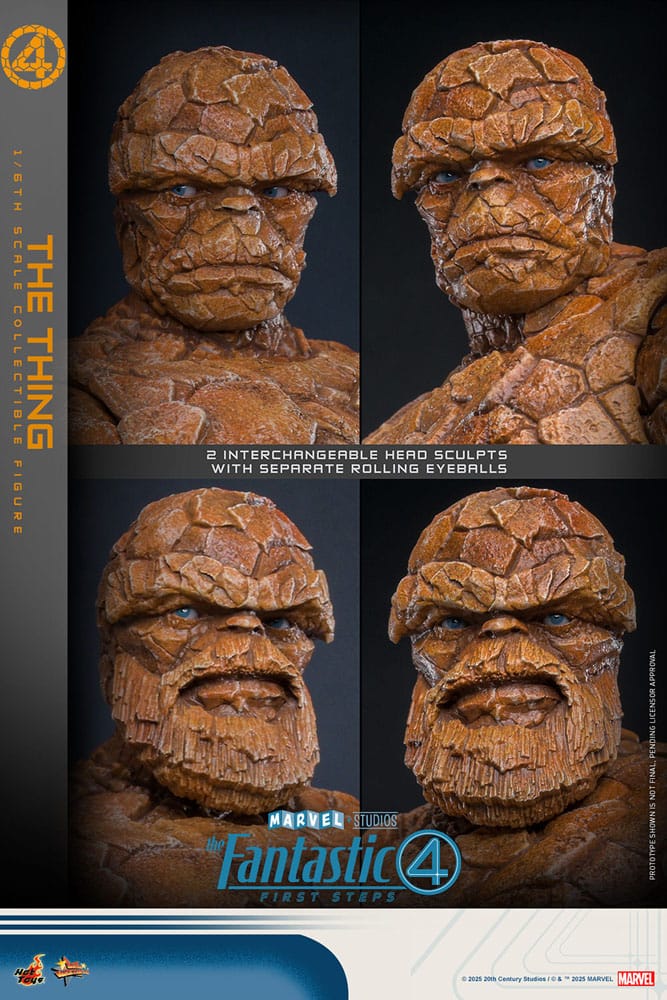 Los Cuatro Fantásticos: primeros pasos Figura Movie Masterpiece 1/6 The Thing 31 cm