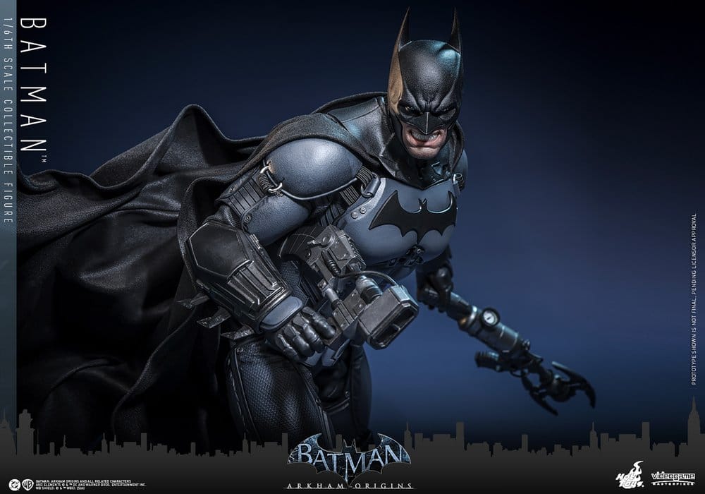 Batman Arkham Origins Figura Videogame Masterpiece 1/6 Batman 33 cm