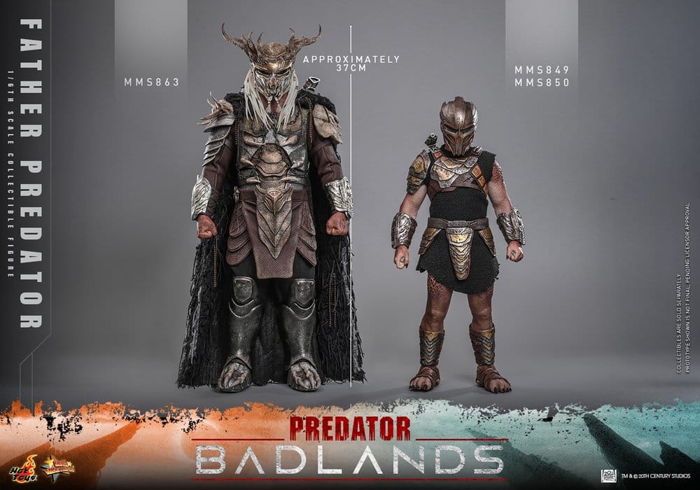 Predator: Badlands Figura Movie Masterpiece 1/6 Njohrr 36 cm