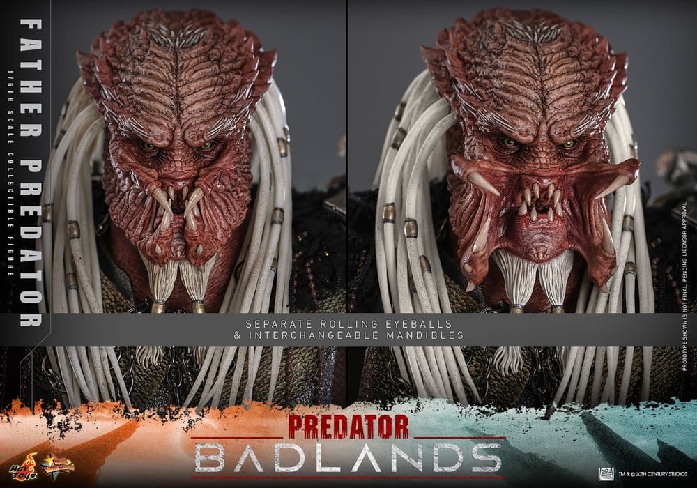 Predator: Badlands Figura Movie Masterpiece 1/6 Njohrr 36 cm