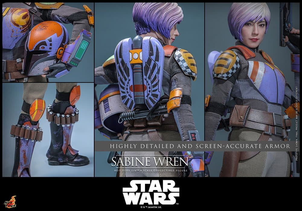 Star Wars: Rebels Television Masterpiece Figura 1/6 Sabine Wren 29 cm