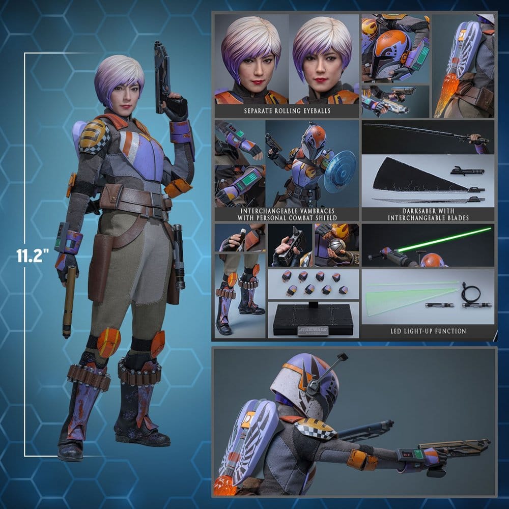 Star Wars: Rebels Television Masterpiece Figura 1/6 Sabine Wren 29 cm
