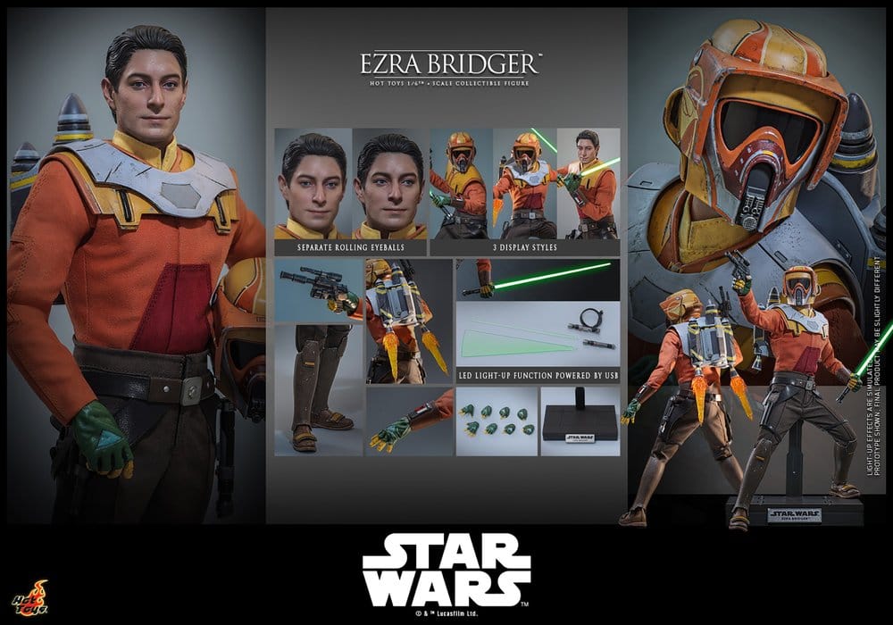 Star Wars: Rebels Television Masterpiece Figura 1/6 Ezra Bridger 31 cm
