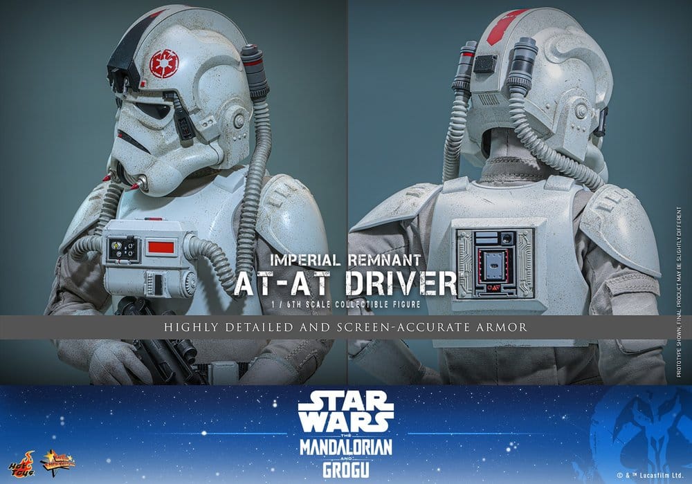 Star Wars Movie Masterpiece Figura 1/6 Imperial Remnant AT-AT Driver 30 cm