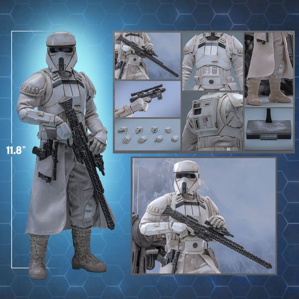 Star Wars: The Mandalorian & Grogu Movie Masterpiece Set de Figuras 1/6 Imperial Remnant AT-RT Driver & AT-RT 60 cm