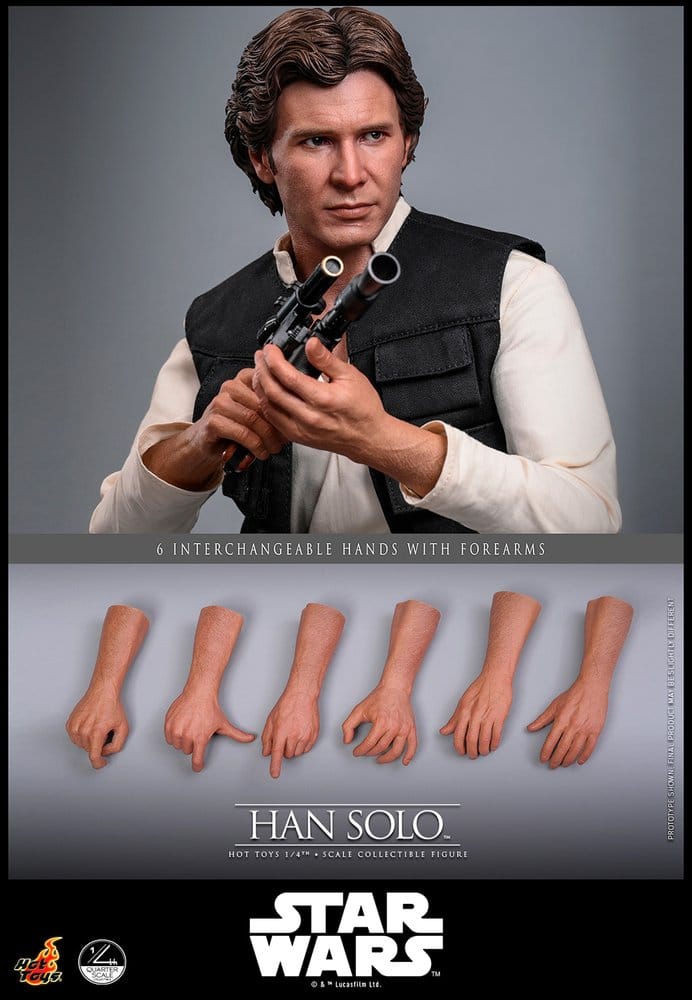 Star Wars Episode IV Figura 1/4 Han Solo 46  cm