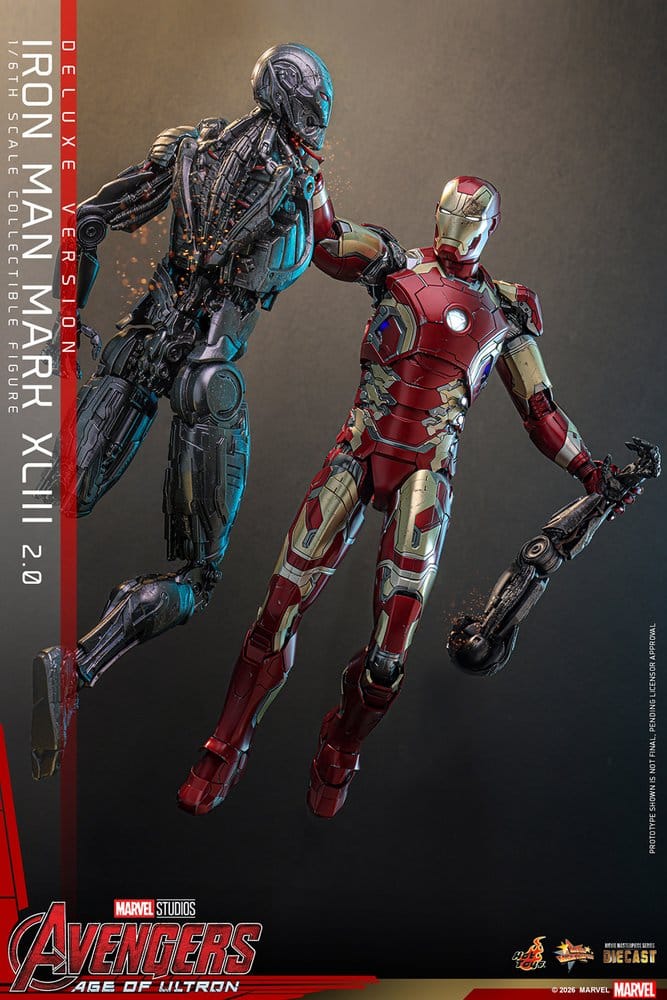Vengadores: La era de Ultrón Figura Movie Masterpiece Diecast 1/6 Iron Man Mark XLIII (2.0) (Deluxe Version) 32 cm