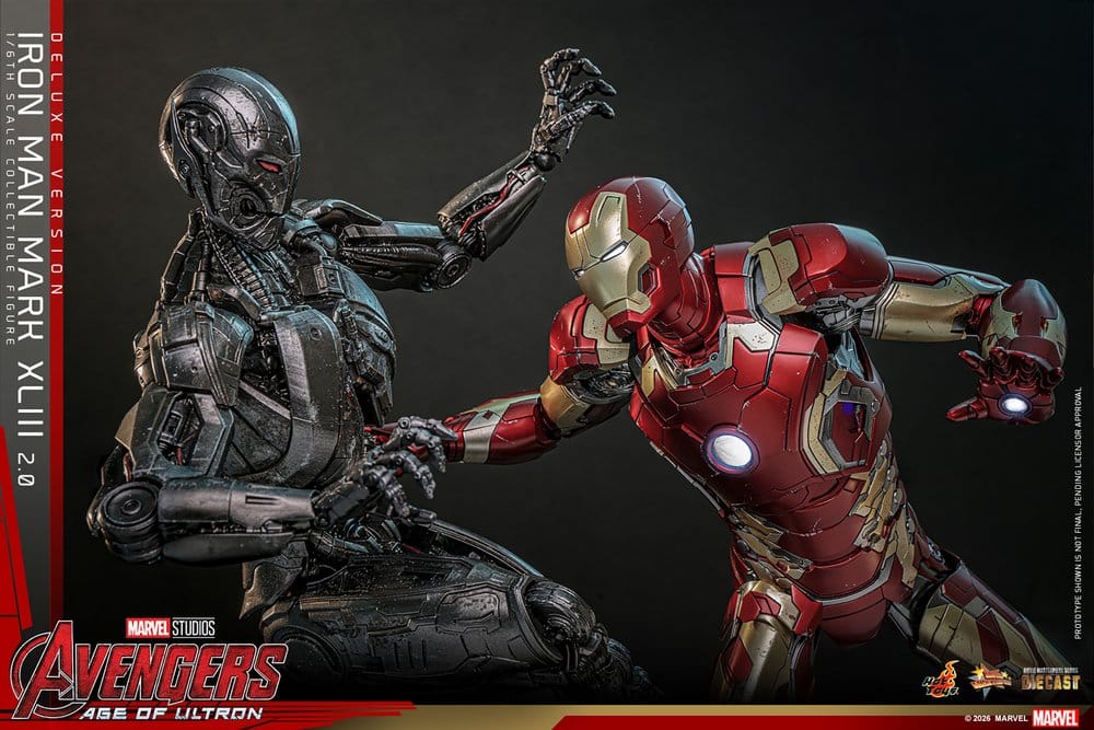 Vengadores: La era de Ultrón Figura Movie Masterpiece Diecast 1/6 Iron Man Mark XLIII (2.0) (Deluxe Version) 32 cm