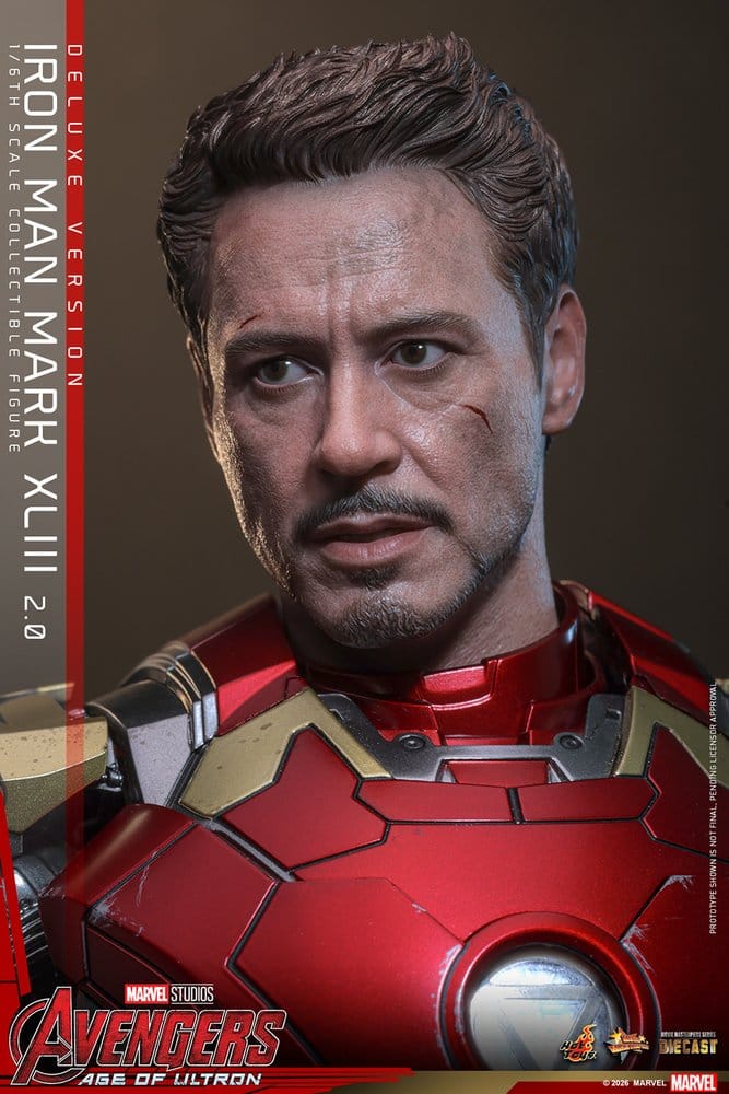 Vengadores: La era de Ultrón Figura Movie Masterpiece Diecast 1/6 Iron Man Mark XLIII (2.0) (Deluxe Version) 32 cm