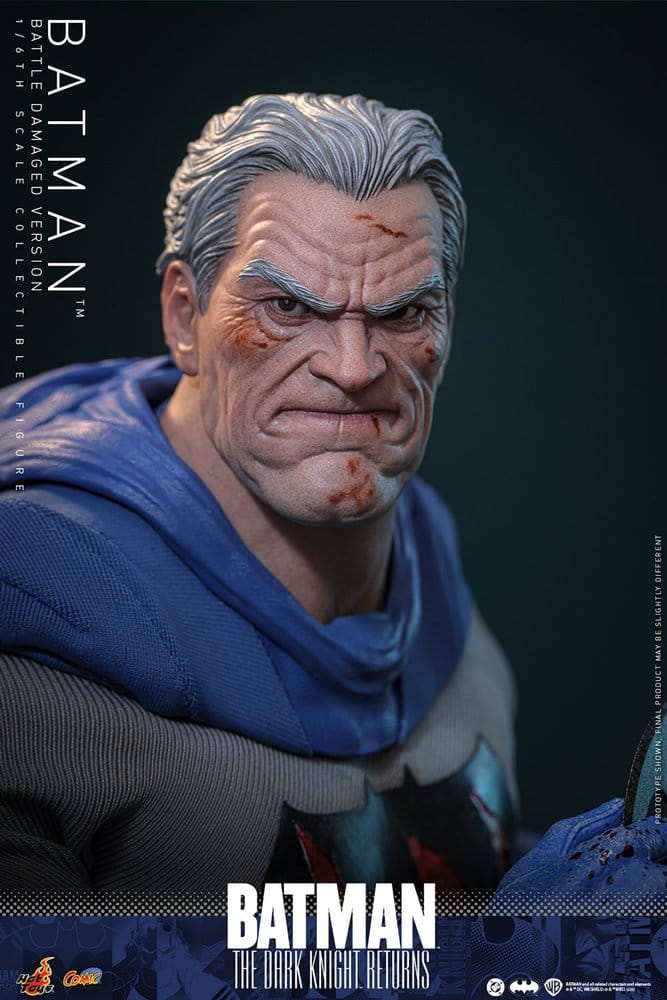 Batman: The Dark Knight Returns Figura Comic Masterpiece 1/6 Batman (Battle Damaged Version) 32 cm