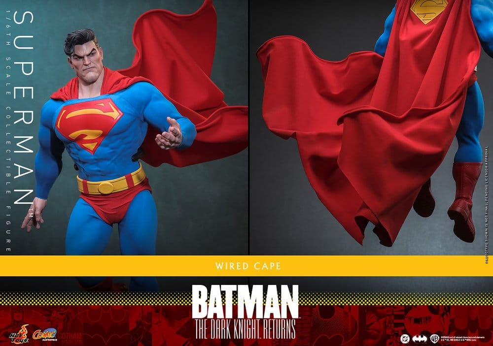 Batman: The Dark Knight Returns Figura Comic Masterpiece 1/6 Superman 34 cm