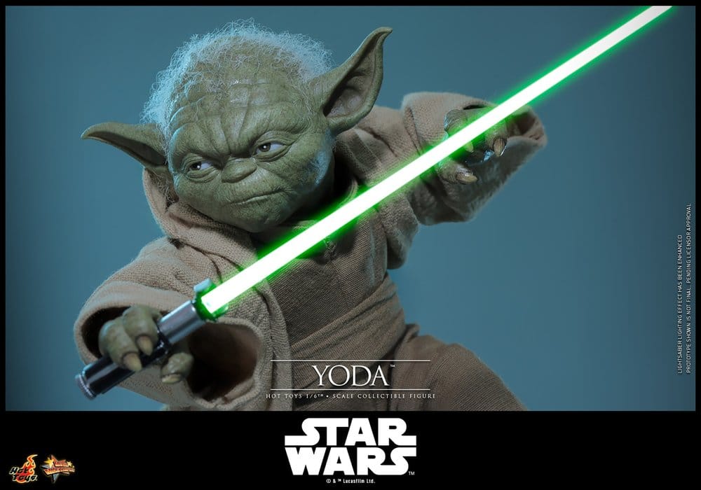 Star Wars: La Venganza de los Sith Movie Masterpiece Figura 1/6 Yoda 14 cm