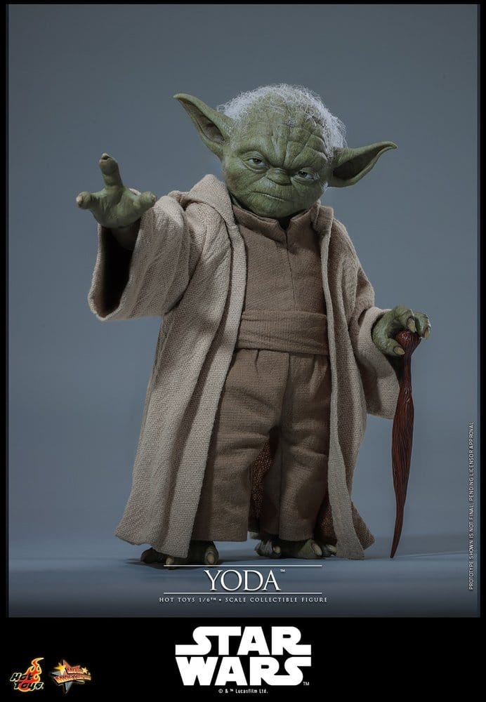 Star Wars: La Venganza de los Sith Movie Masterpiece Figura 1/6 Yoda 14 cm