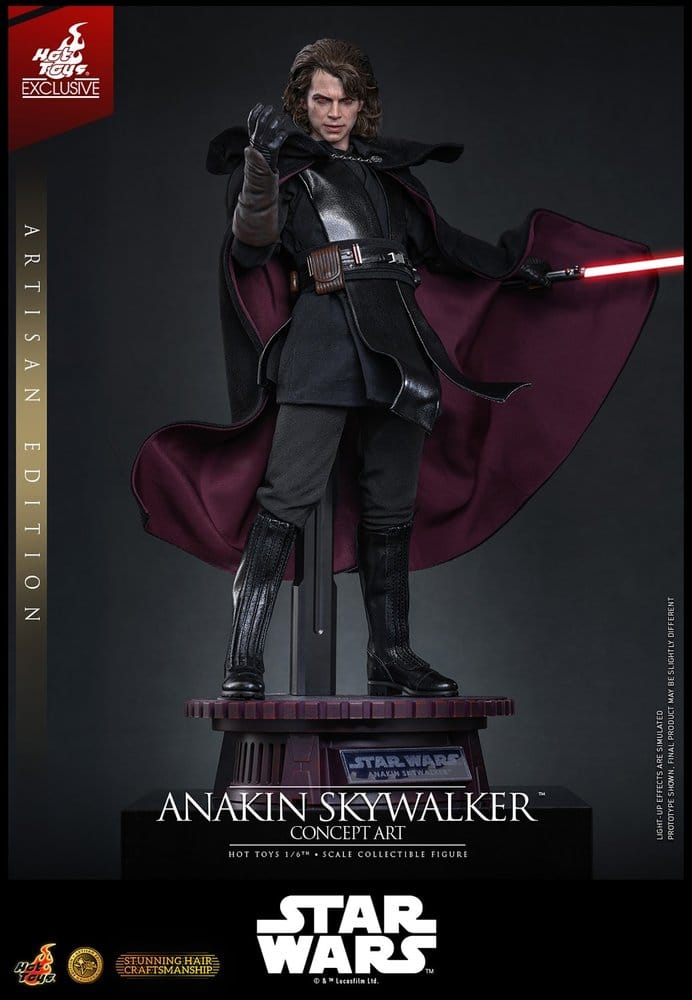Star Wars Episodio III: La Venganza de los Sith Movie Masterpiece Figura 1/6 Anakin Skywalker (Concept Art Version) (Artisan Edition) Hot Toys Exclusive 31 cm