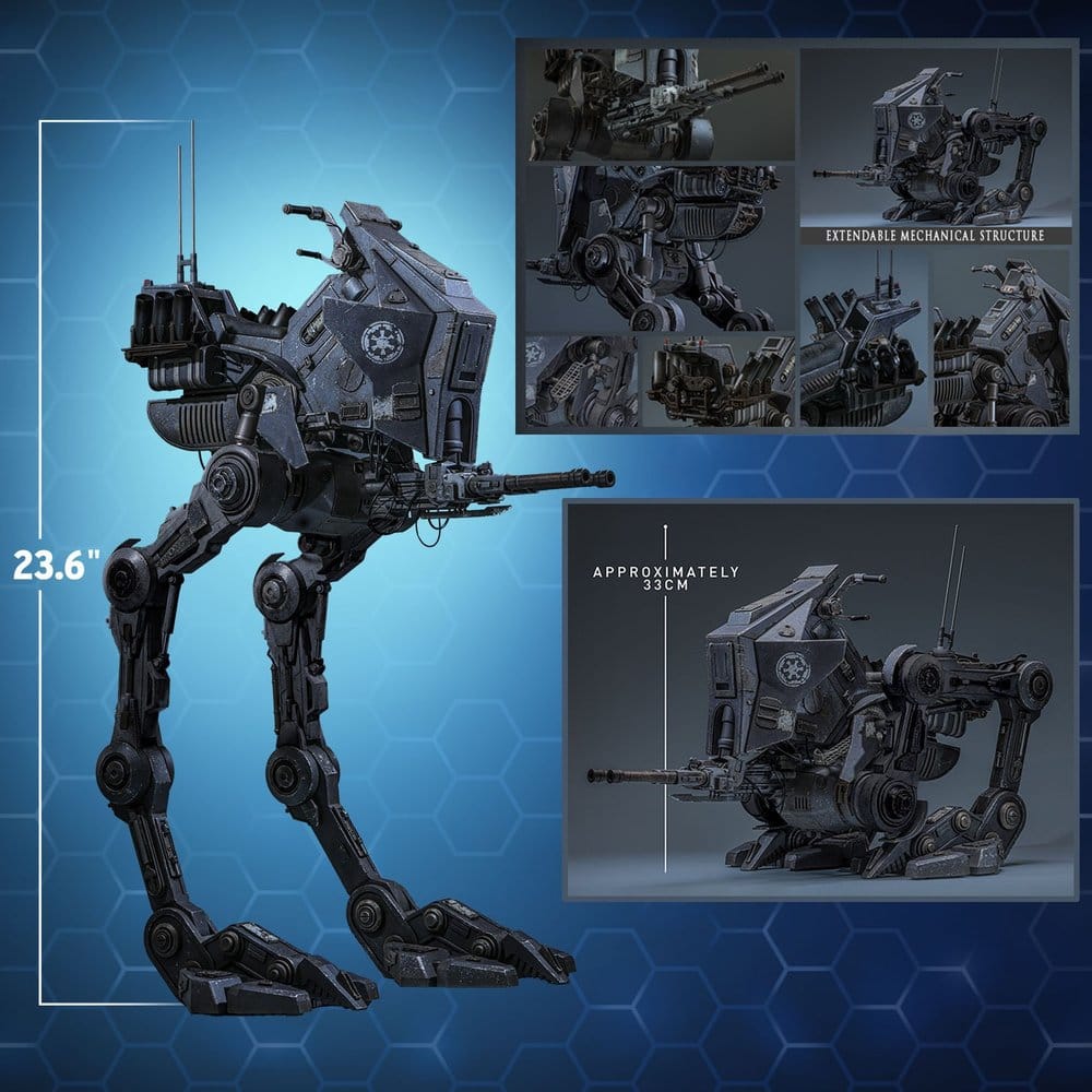 Star Wars: The Mandalorian & Grogu Movie Masterpiece Vehículo 1/6 AT-RT 60 cm