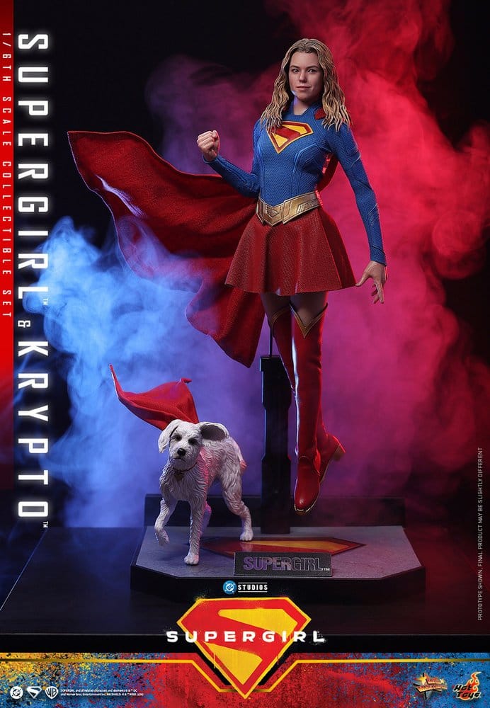 DC Comics Movie Masterpiece Set de Figuras Supergirl & Krypto 28 cm