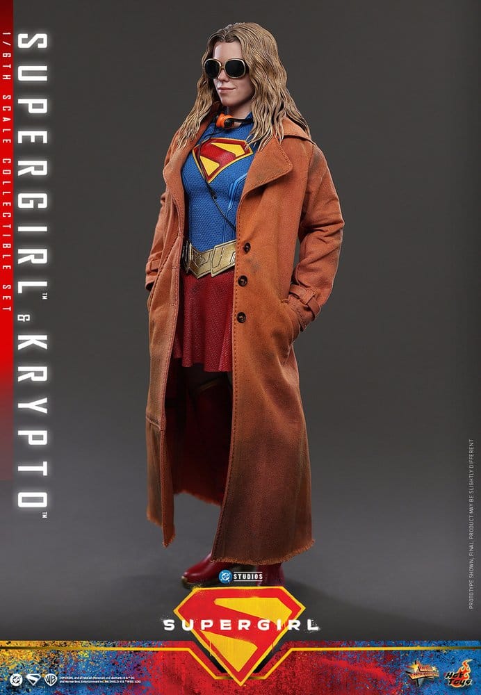 DC Comics Movie Masterpiece Set de Figuras Supergirl & Krypto 28 cm