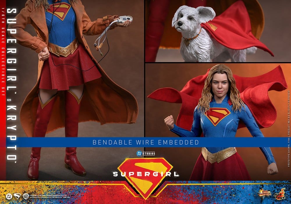 DC Comics Movie Masterpiece Set de Figuras Supergirl & Krypto 28 cm