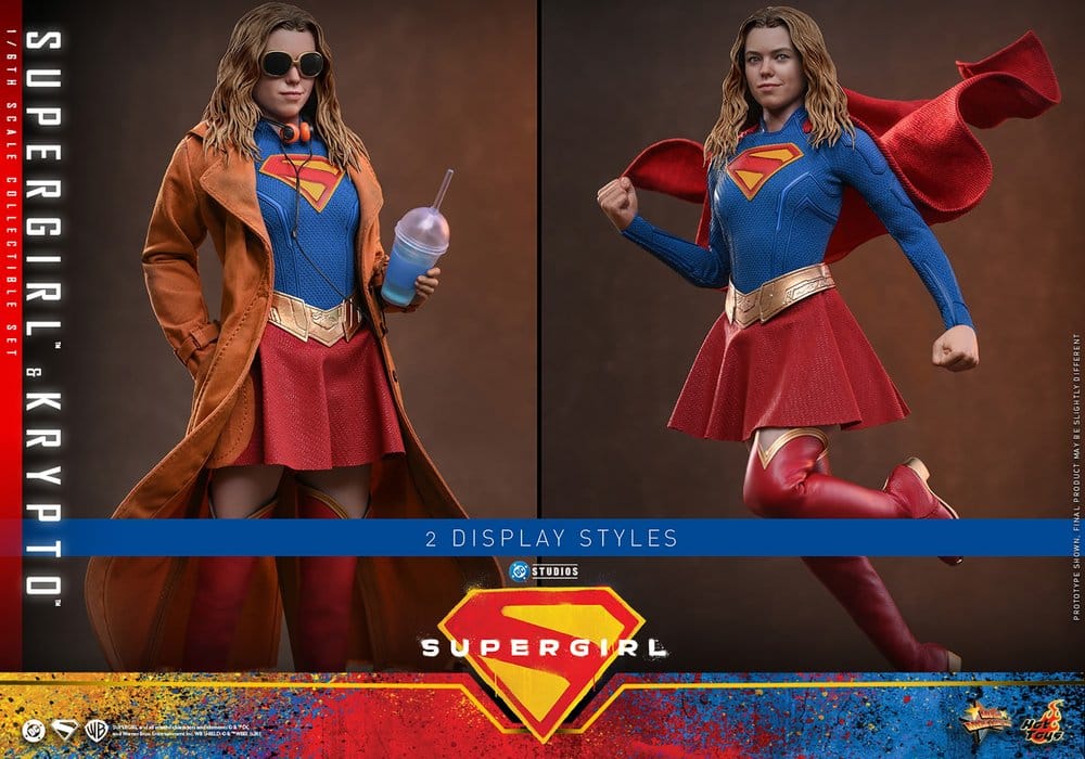 DC Comics Movie Masterpiece Set de Figuras Supergirl & Krypto 28 cm