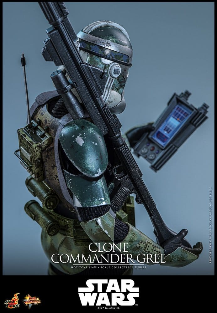 Star Wars Movie Masterpiece Figura 1/6 Clone Commander Gree 30 cm