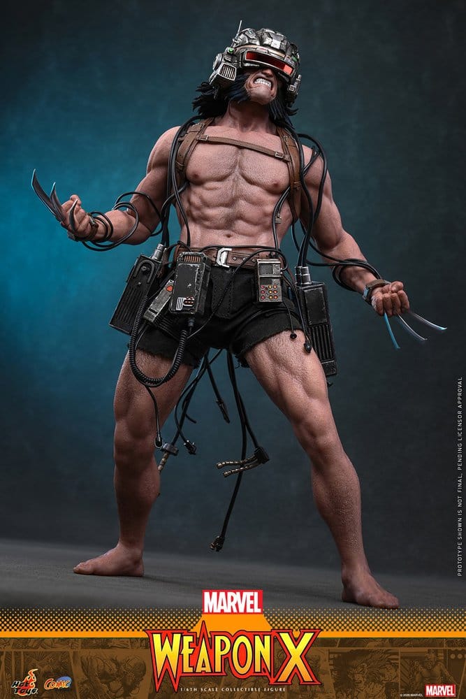Marvel Comic Masterpiece Figura 1/6 Weapon X 31 cm