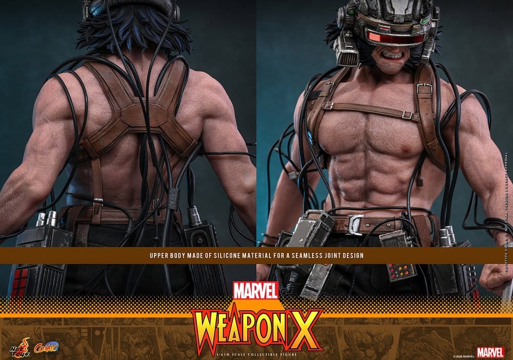 Marvel Comic Masterpiece Figura 1/6 Weapon X 31 cm