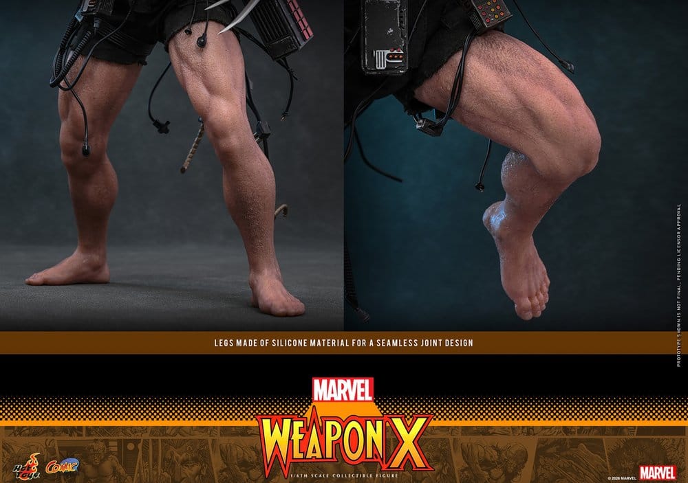 Marvel Comic Masterpiece Figura 1/6 Weapon X 31 cm