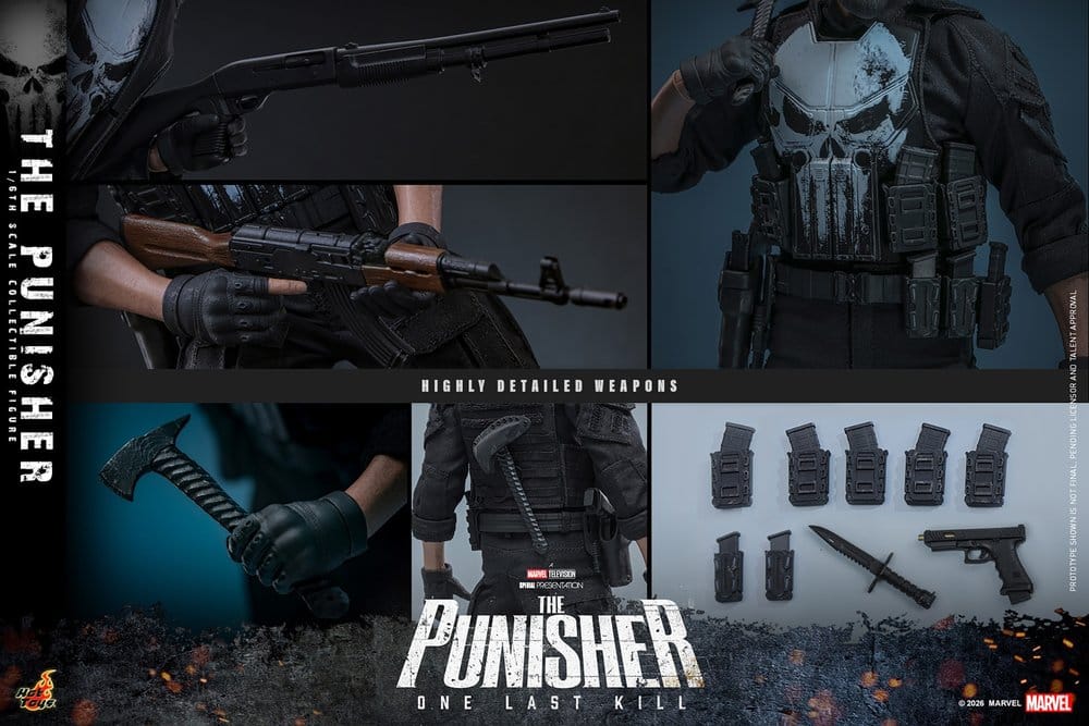 Marvel Television Masterpiece Figura 1/6 The Punisher 31 cm