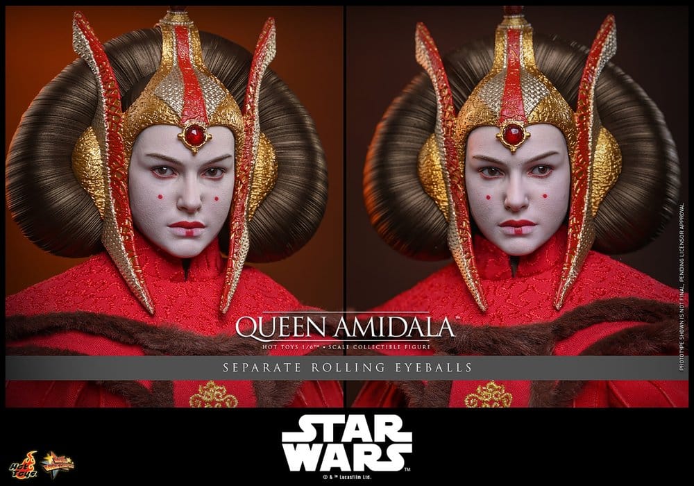 Star Wars Movie Masterpiece Figura 1/6 Queen Amidala 28 cm