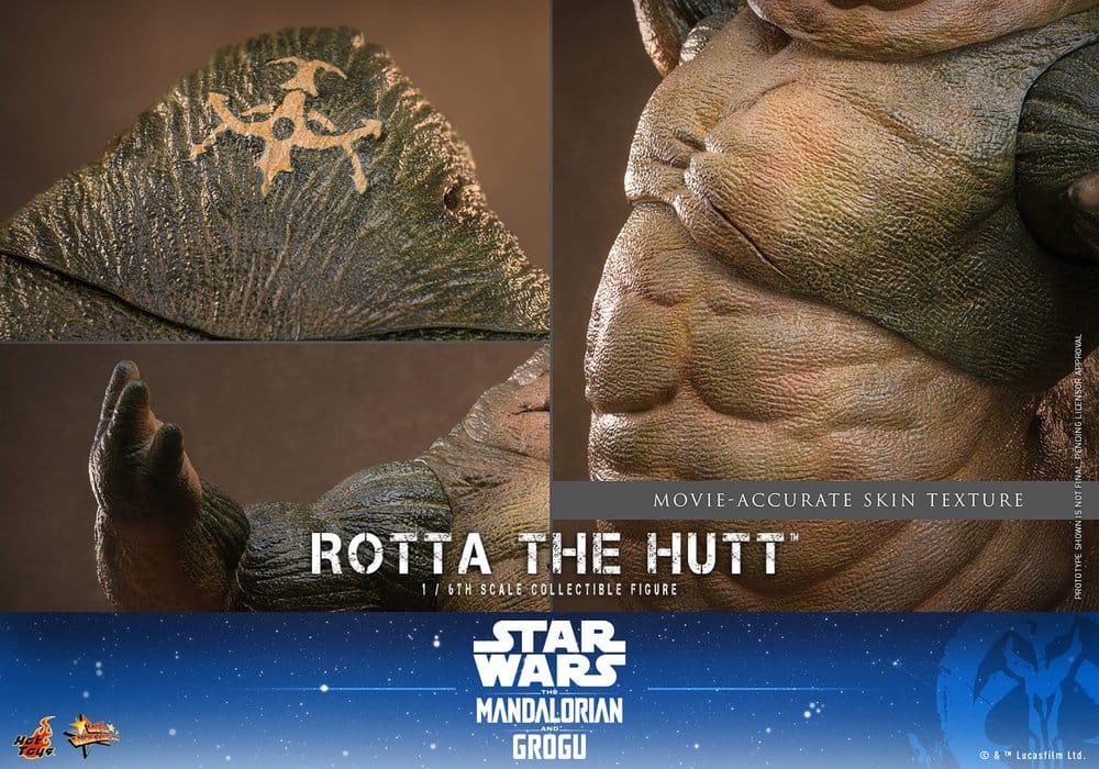 Star Wars Movie Masterpiece Figura 1/6 Rotta The Hutt 32 cm
