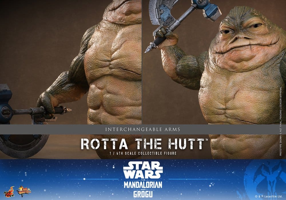Star Wars Movie Masterpiece Figura 1/6 Rotta The Hutt 32 cm