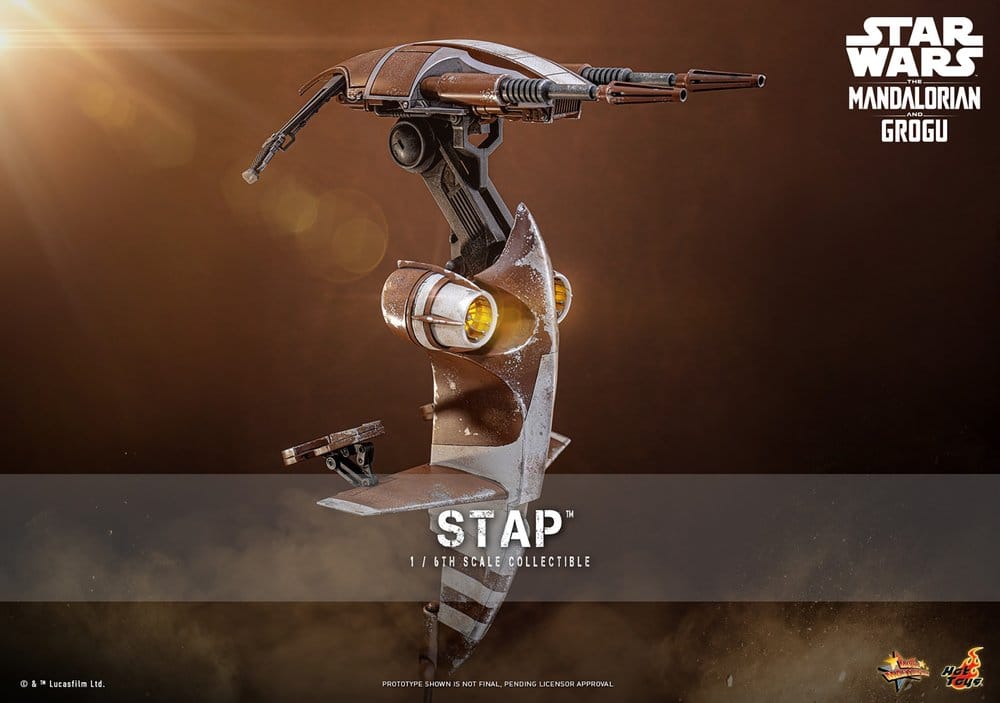 Star Wars: The Mandalorian & Grogu Movie Masterpiece Accesorio 1/6 STAP 32 cm