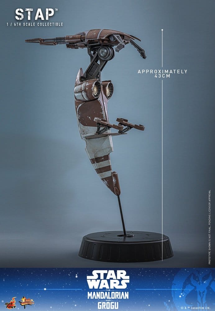 Star Wars: The Mandalorian & Grogu Movie Masterpiece Accesorio 1/6 STAP 32 cm