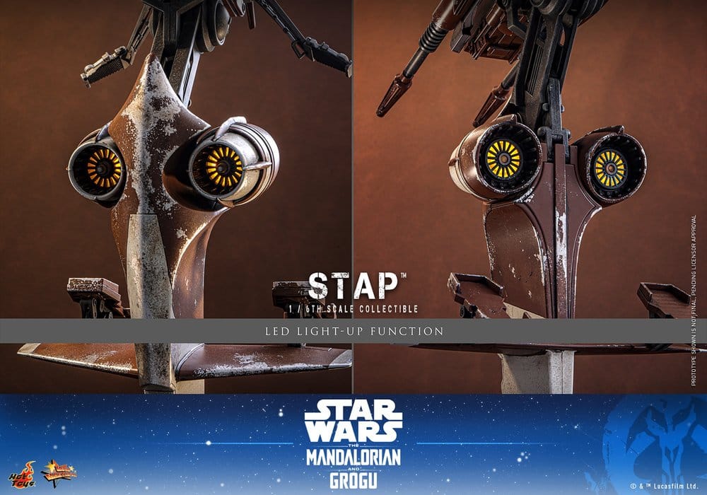 Star Wars: The Mandalorian & Grogu Movie Masterpiece Accesorio 1/6 STAP 32 cm
