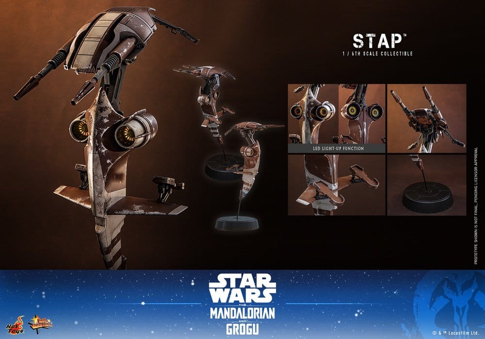 Star Wars: The Mandalorian & Grogu Movie Masterpiece Accesorio 1/6 STAP 32 cm