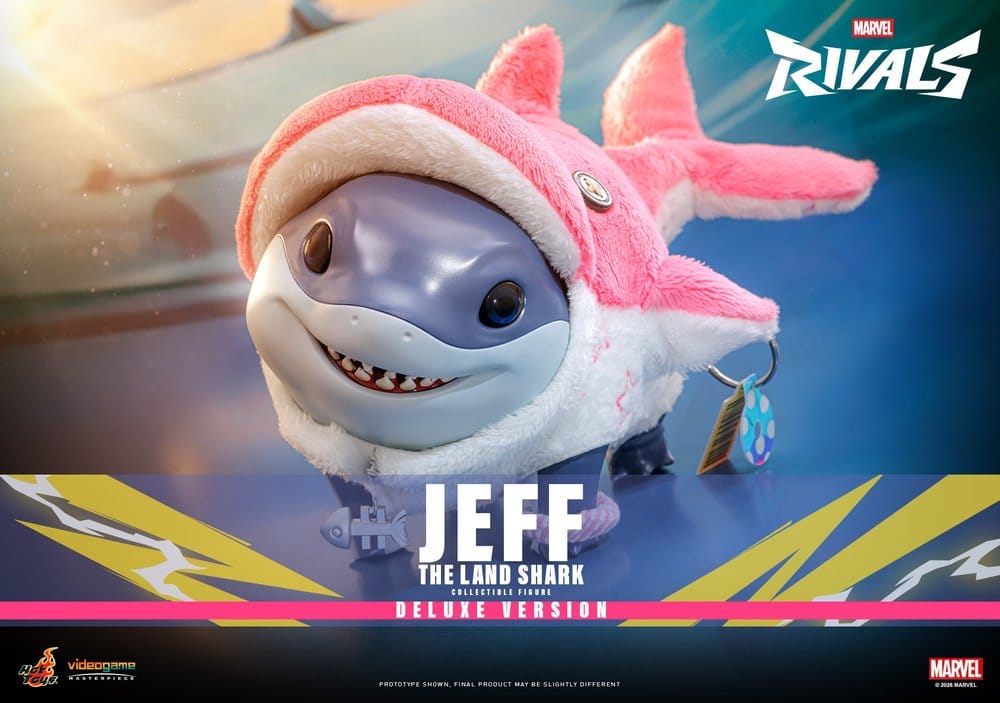 Marvel Rivals Videogame Masterpiece Series Figura de acción Jeff the Land Shark (Deluxe Version) 11 cm